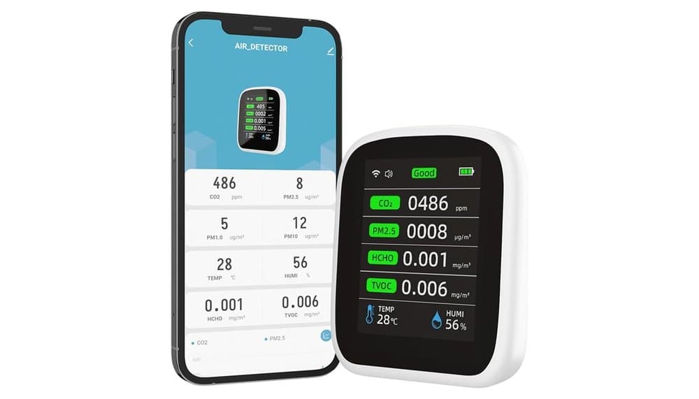 Irfora Tuya WiFi Luftqualität Tester Testbericht