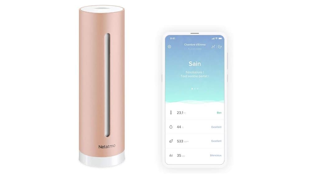 Test du moniteur Netatmo Smart Indoor Air Quality NHC-EC